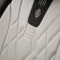 Kit Completo de Capas para Banco de Carro Domani em Couro Legítimo Universal 5 Lugares Com Airbag + Tapetes e Capa de Volante
