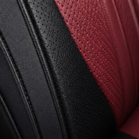 Kit Completo de Capas para Banco de Carro Protecar em Couro Legítimo Universal 5 Lugares Com Airbag + Tapetes e Capa de Volante